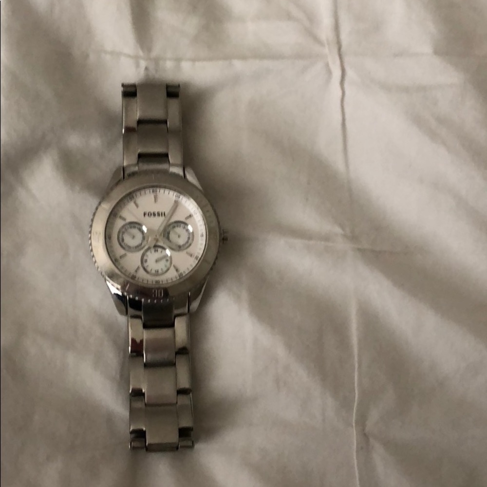 Fossil Watch Silver